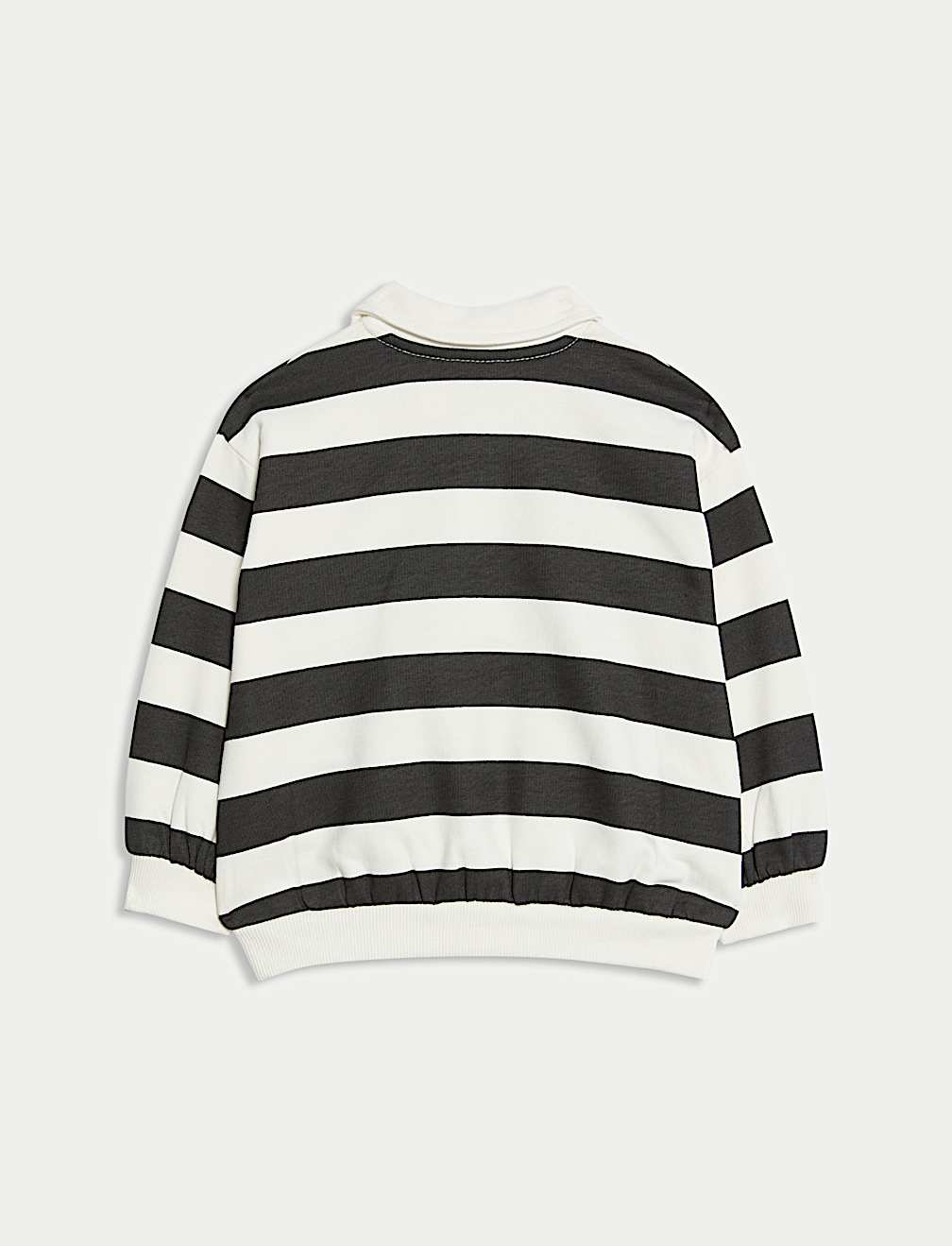 Cotton Rich Striped Rugby Sweatshirt (0-6 Yrs)