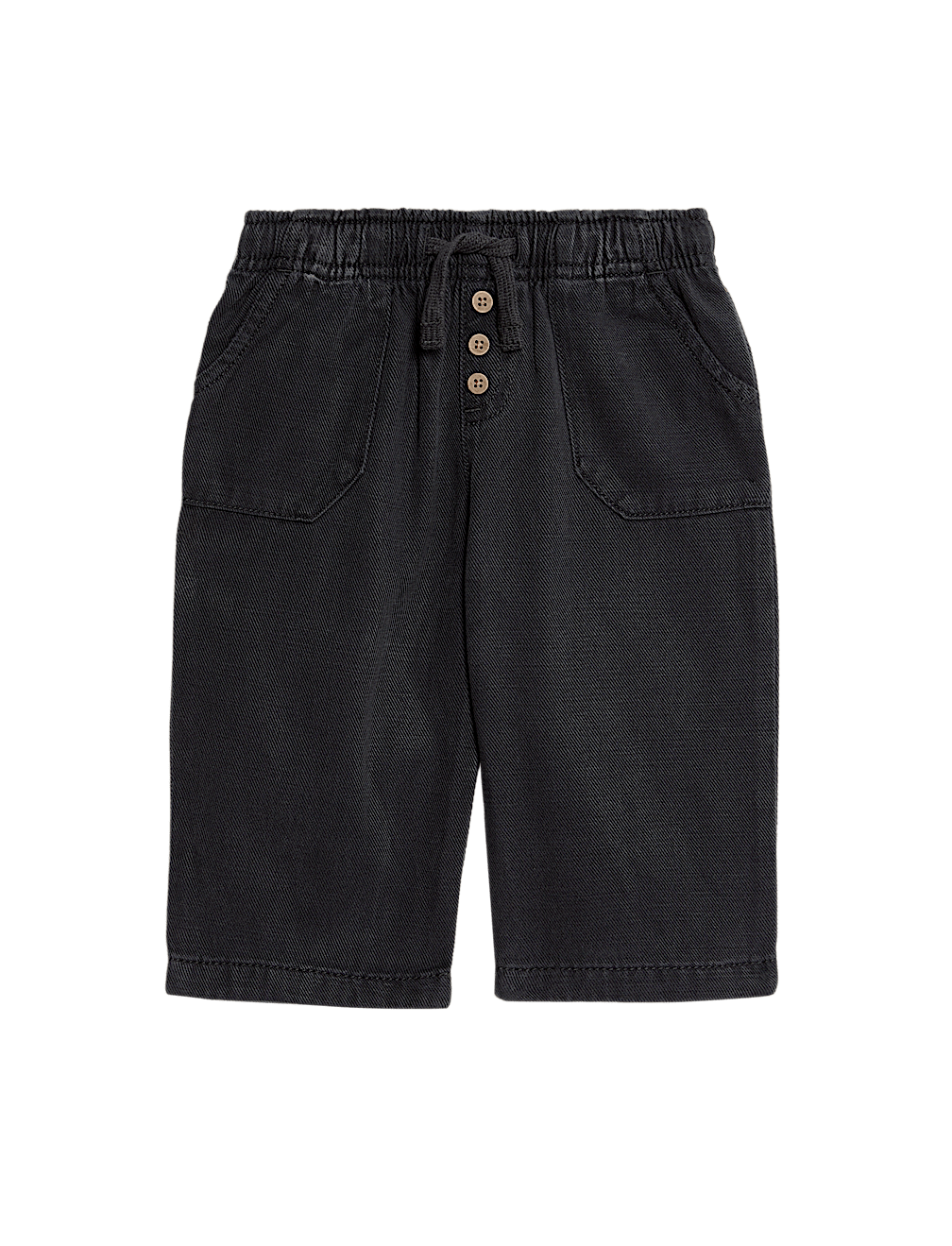 Cotton Blend Plain Trousers (0-6 Yrs)