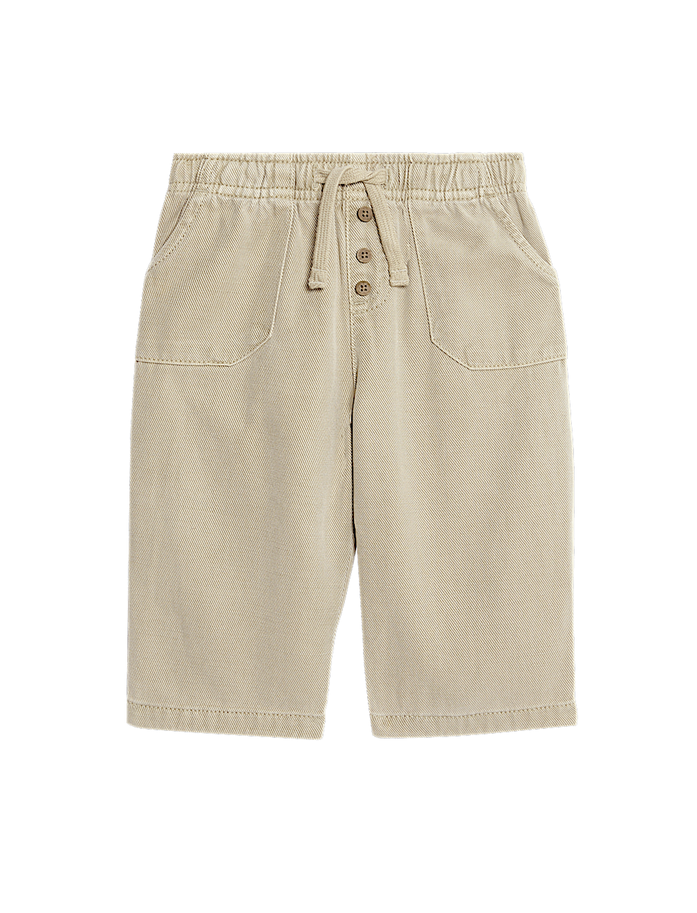 Cotton Blend Plain Trousers (0-6 Yrs)