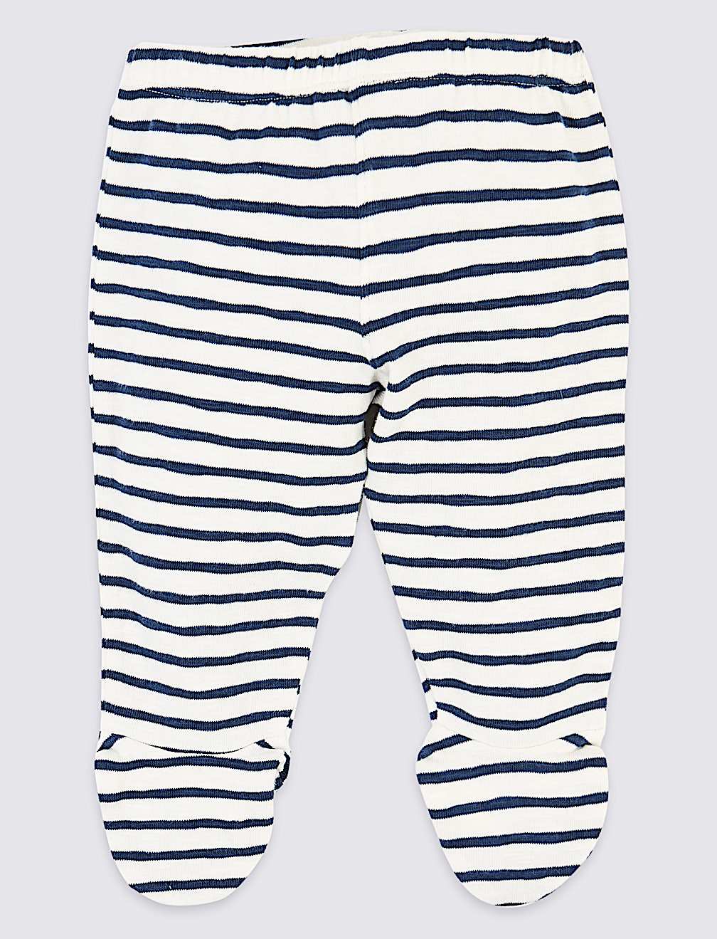 2 Pack Cotton Striped Crawlers (7lbs- 12 Mths)