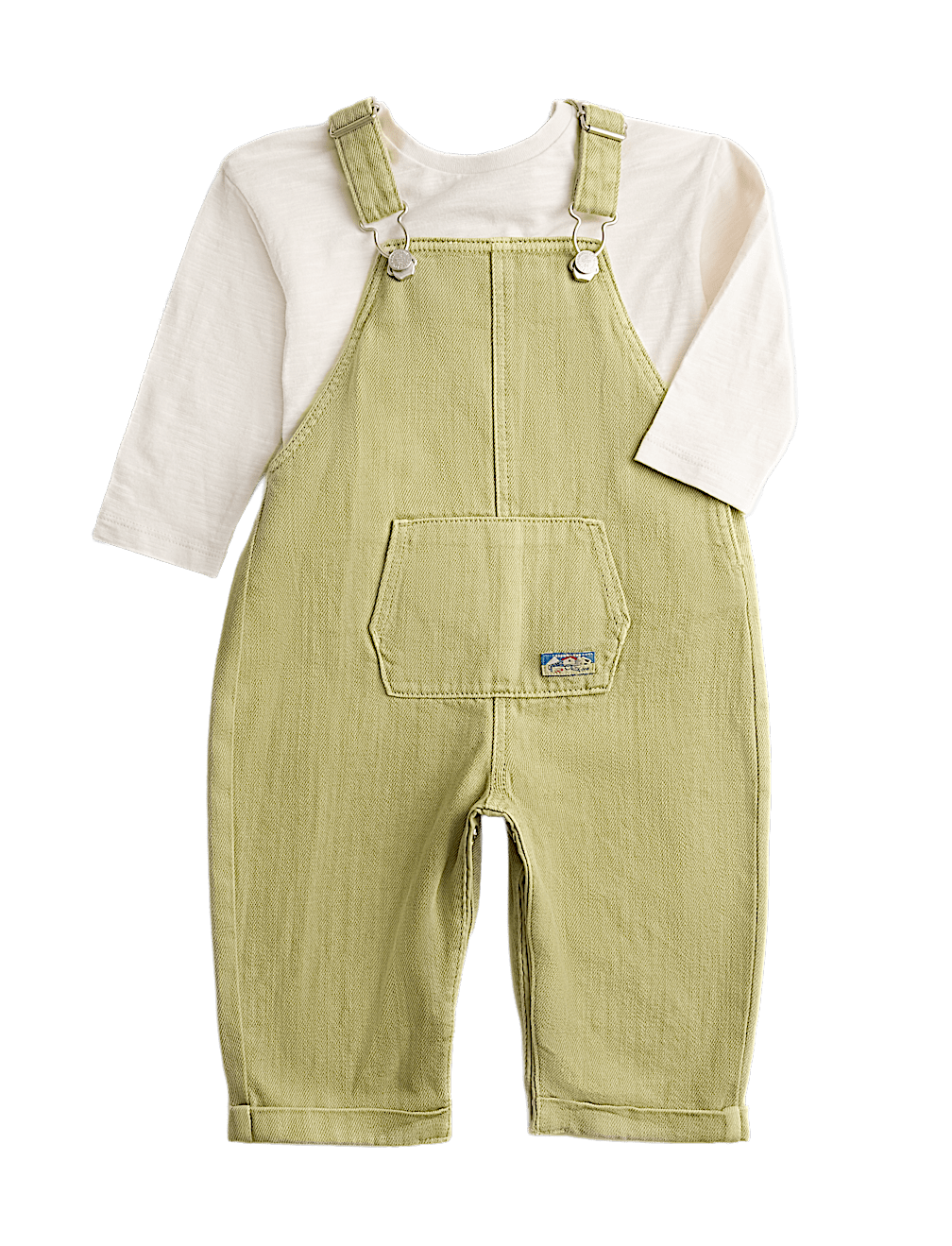Cotton Rich Dungarees & Top Outfit (0-3 Yrs)