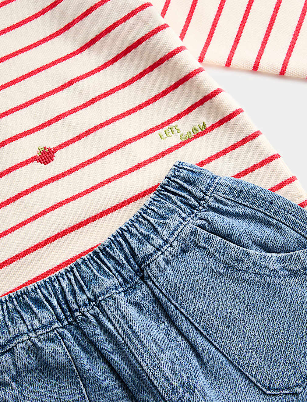 2 Piece Cotton Rich Striped Outfit (0-3 Yrs)