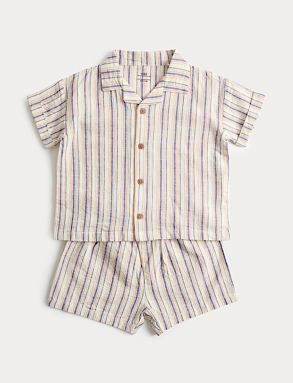 Pure Cotton Striped Top & Bottom Outfit (0-5 Yrs)