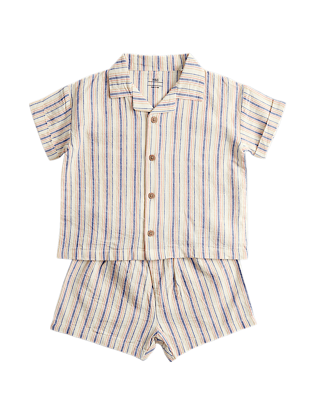 Pure Cotton Striped Top & Bottom Outfit (0-5 Yrs)
