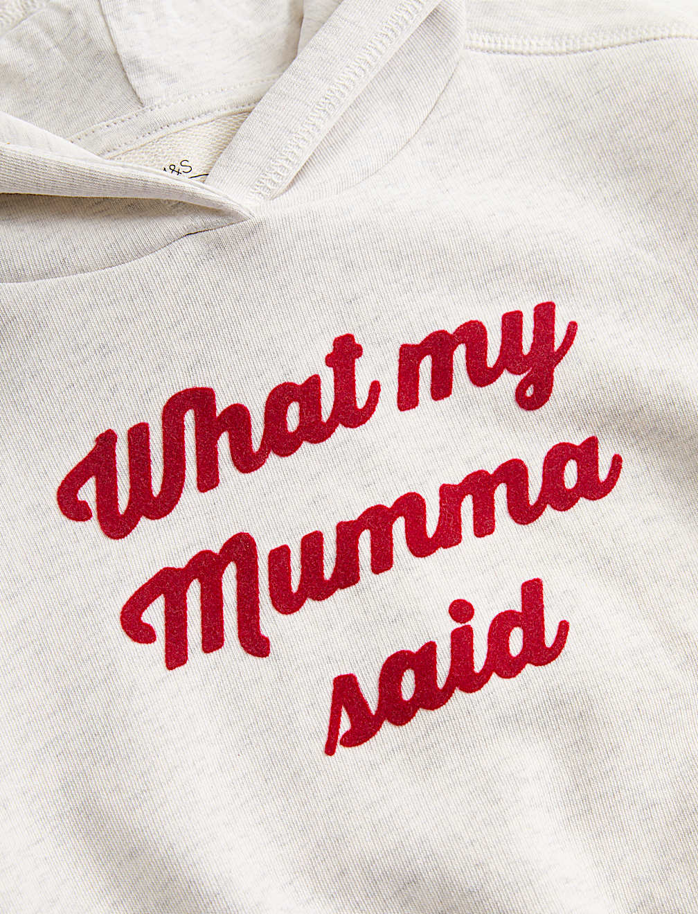 Cotton Rich 'What My Mumma Said' Hoodie (0-5 Yrs)