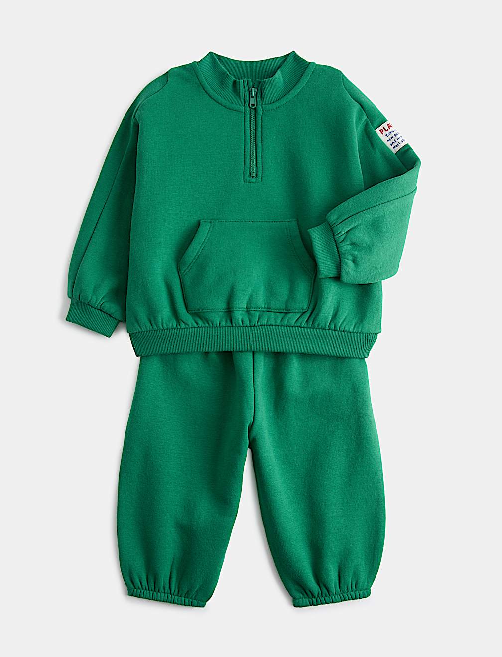 2 Piece Cotton Rich Plain Sweat Outfit (0-5 Yrs)