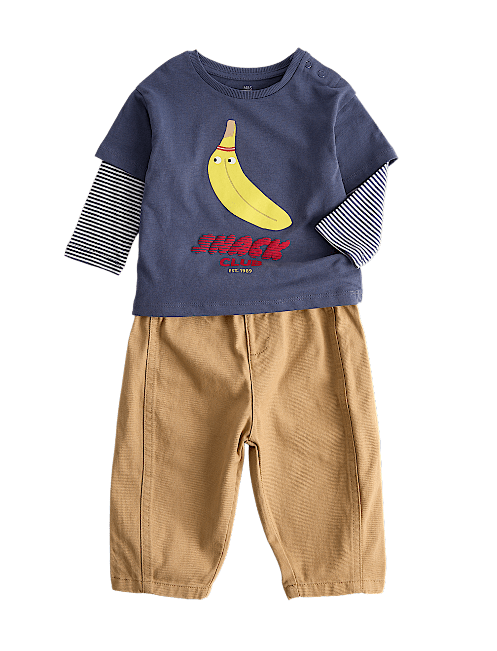 2 Piece Pure Cotton Top & Bottom Outfit (0-5 Yrs)