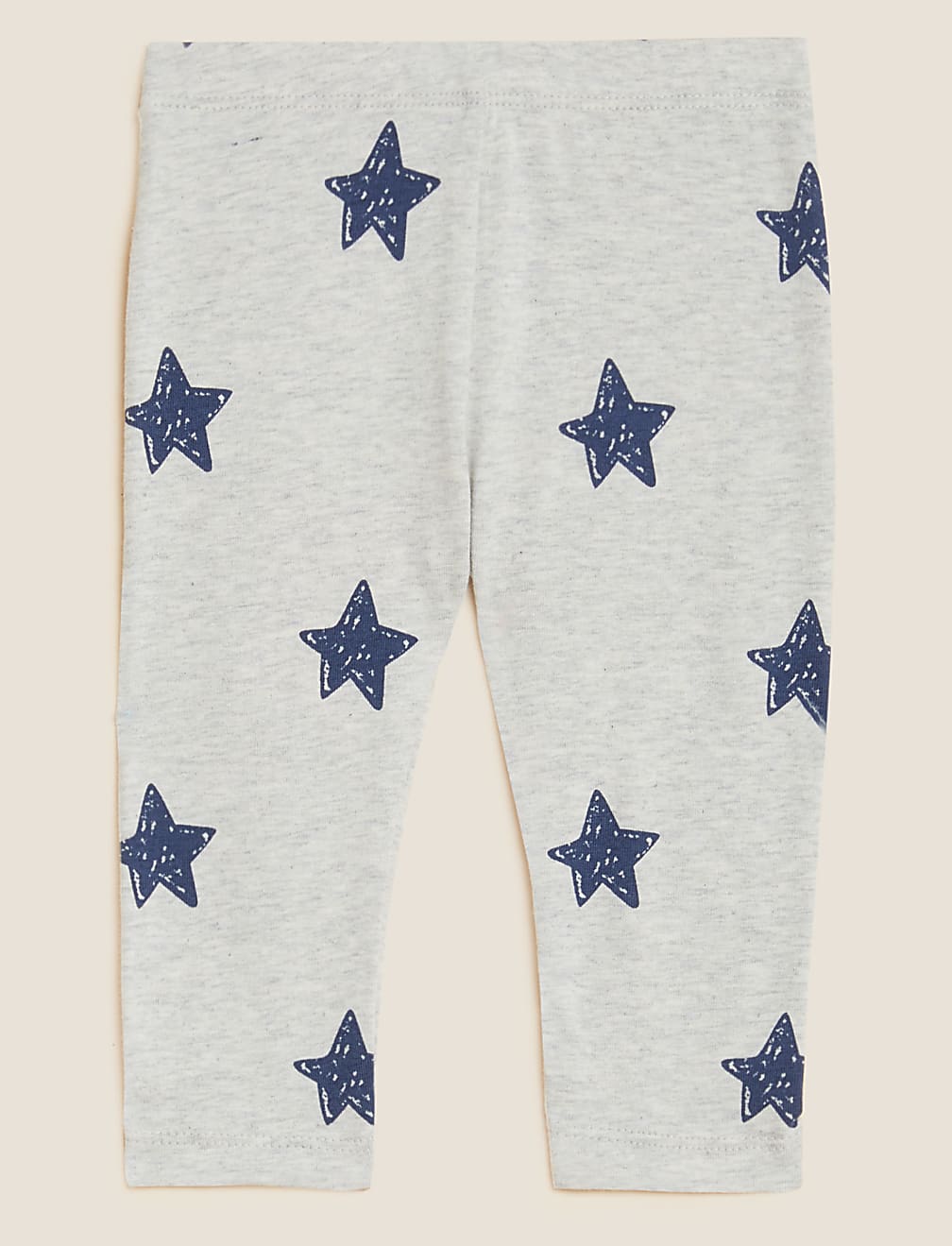 Cotton Rich Star Print Leggings