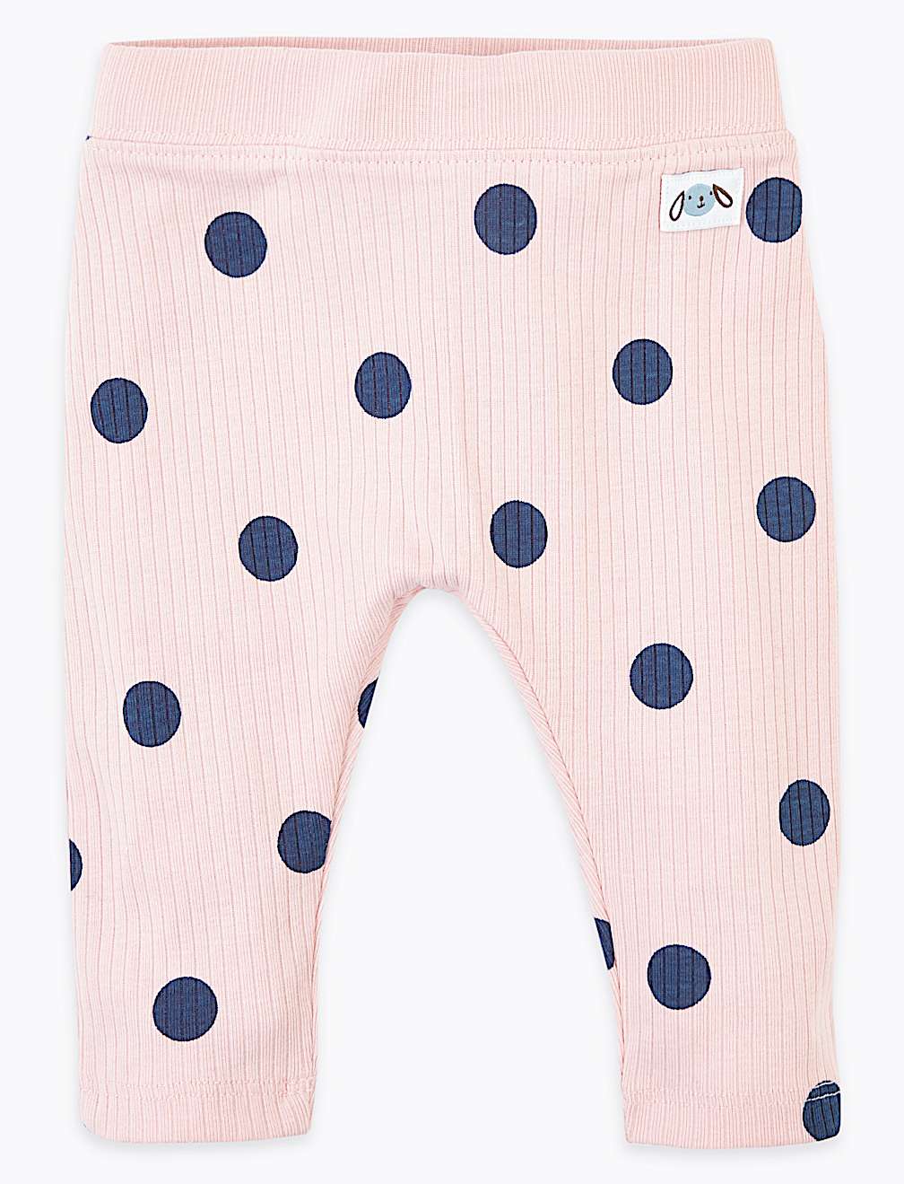 Cotton Ribbed Leggings (0-36 Mths)