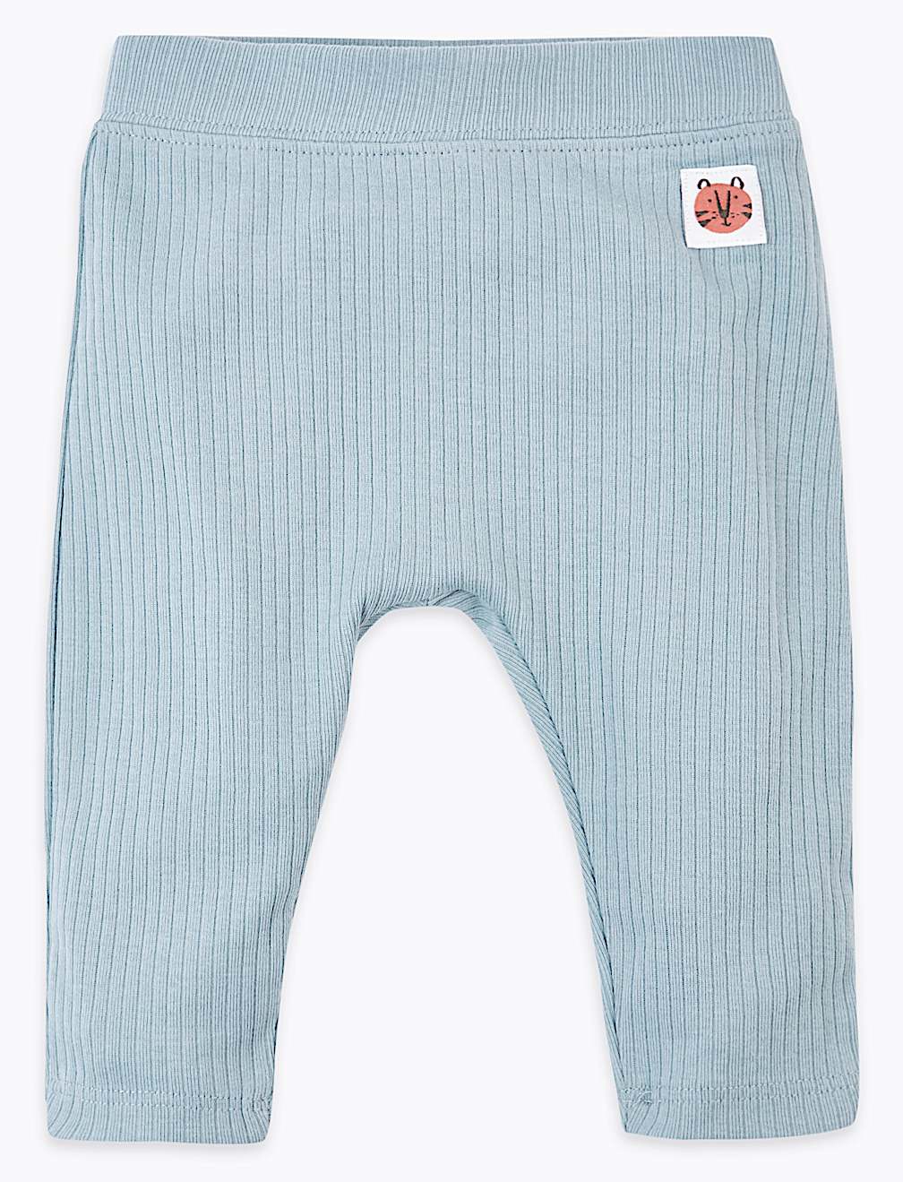 Cotton Ribbed Leggings (0-36 Mths)
