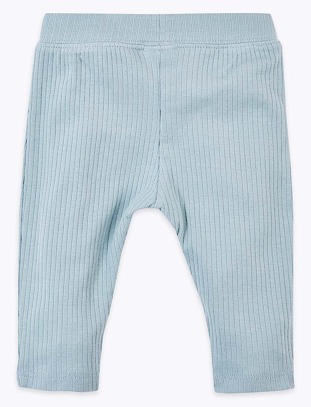 Cotton Ribbed Leggings (0-36 Mths)