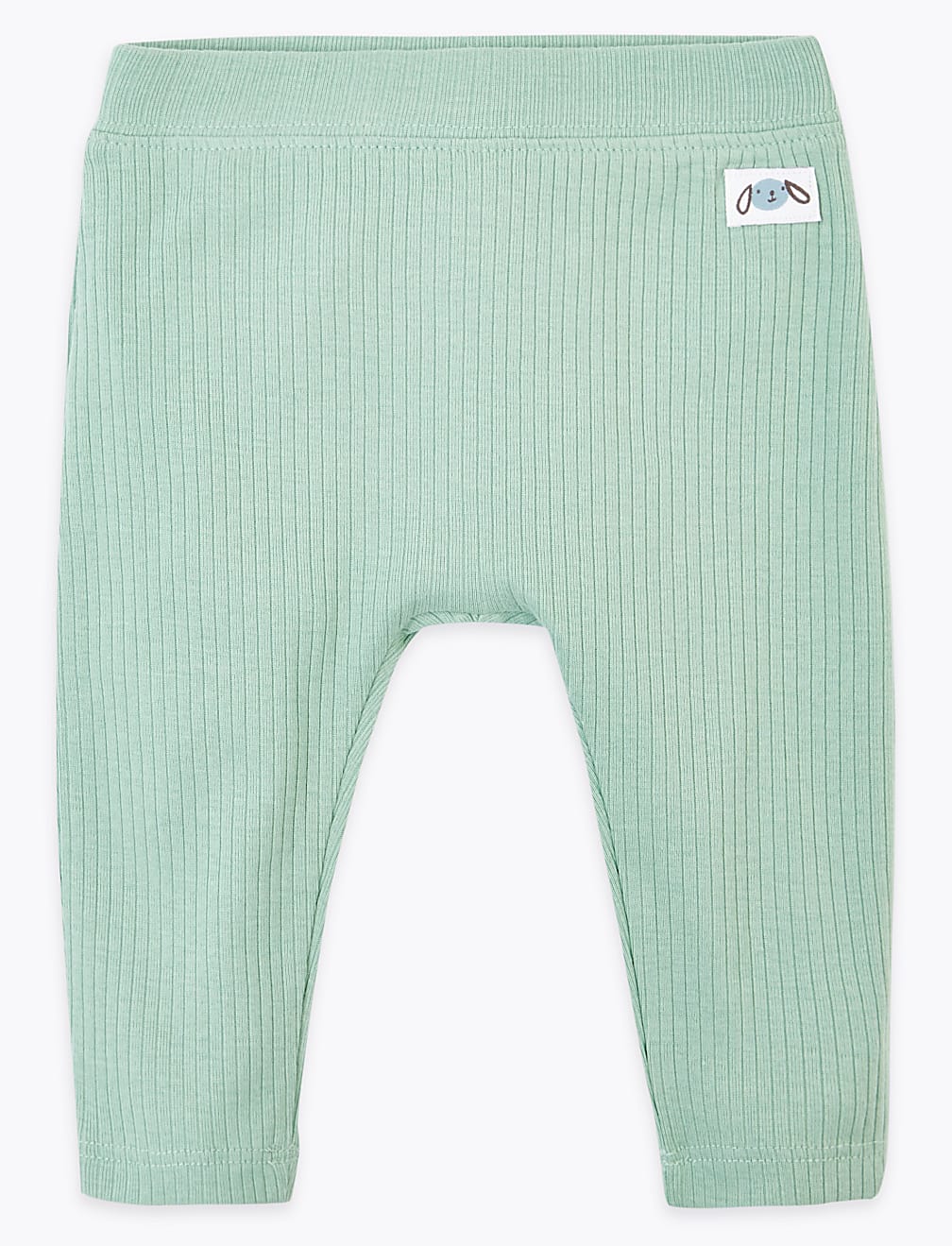 Cotton Ribbed Leggings (0-36 Mths)