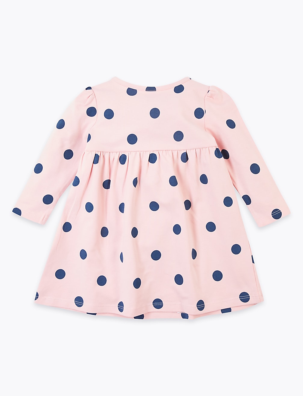 Cotton Rich Jersey Spot Design Dress