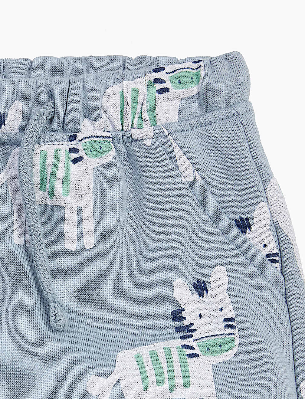 Cotton Rich Zebra Print Joggers (0-3 Yrs)