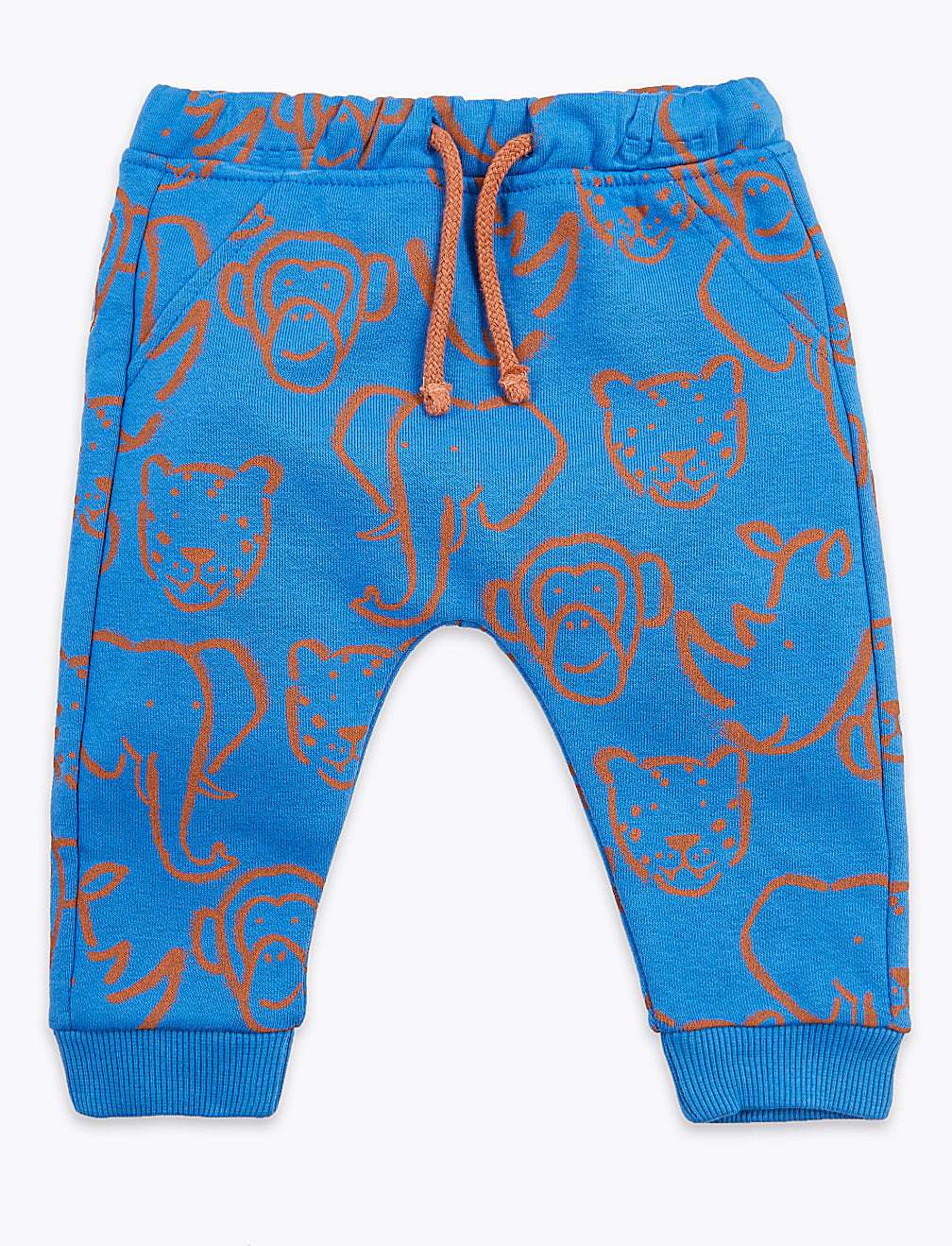 Cotton Rich Animal Print Joggers