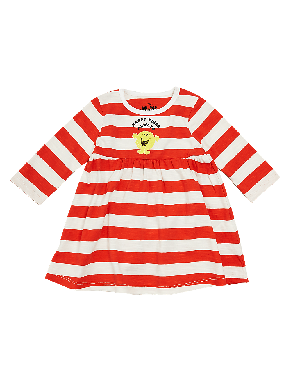 Pure Cotton Jersey Mr. Men™ Striped Dress
