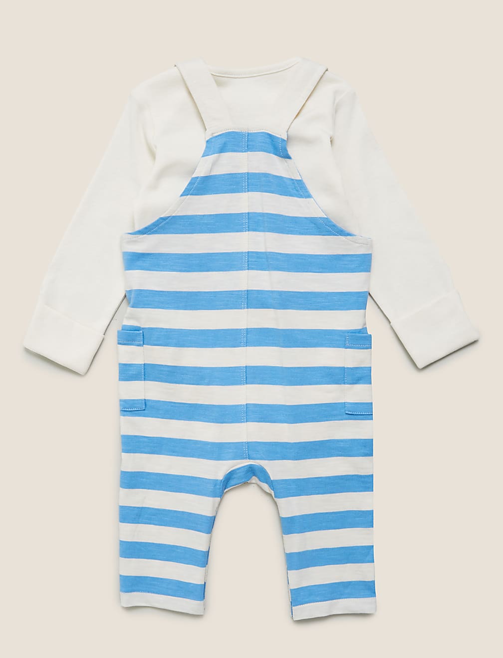 2pc Pure Cotton Mr Men™ Dungaree Outfit (7lbs-3 Yrs )