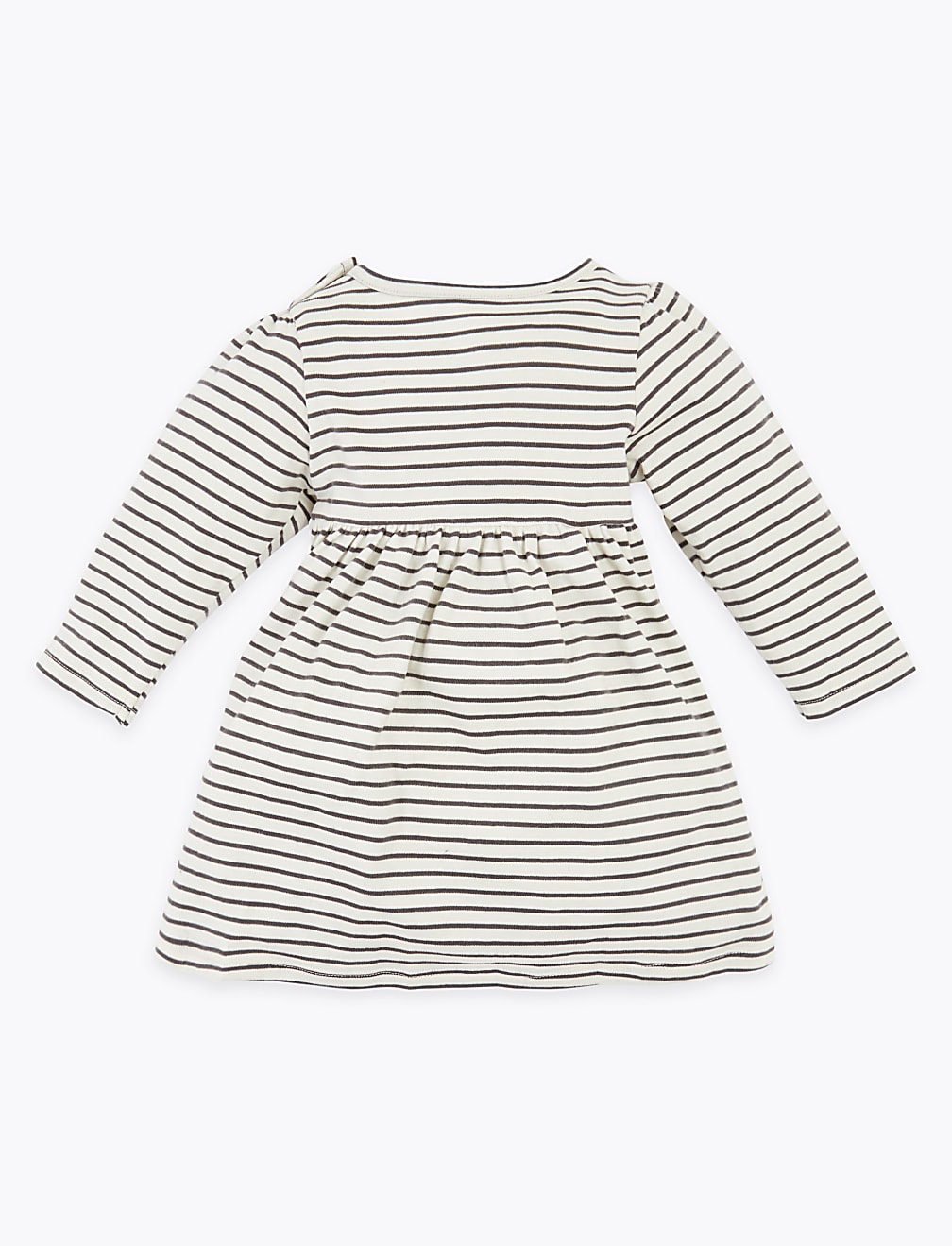 Pure Cotton Striped Dress (0-3 Yrs)