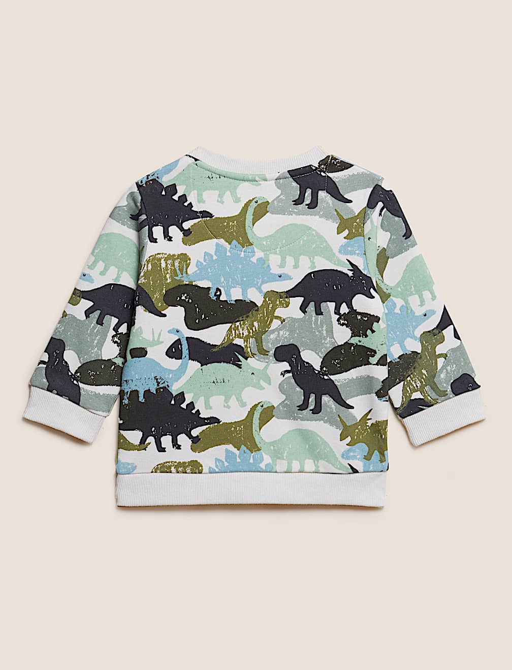 Cotton Rich Dinosaur Sweatshirt (0-3 Yrs)