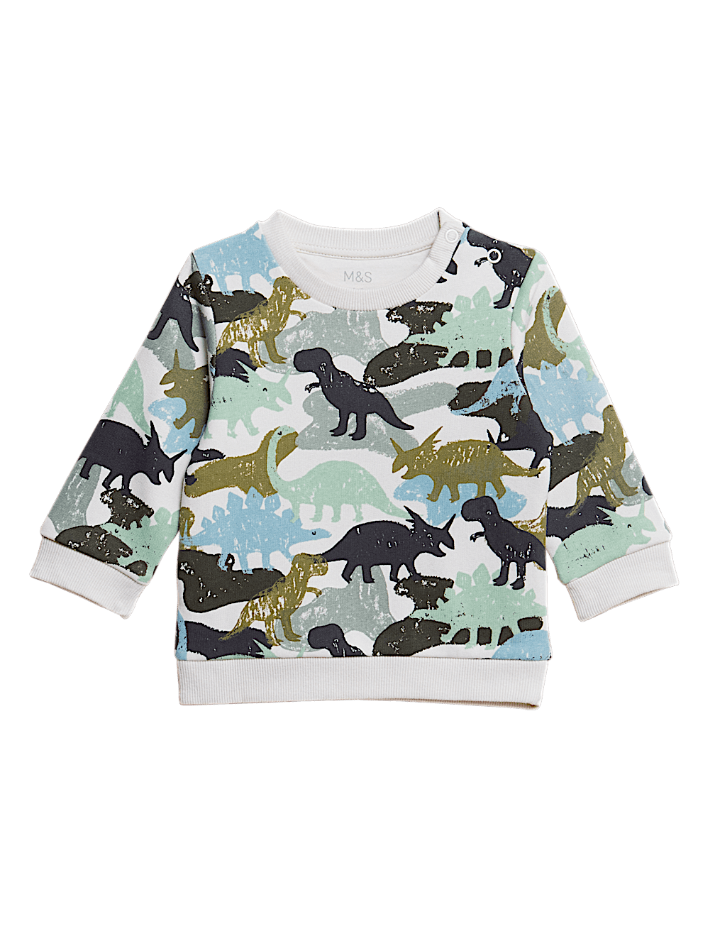 Cotton Rich Dinosaur Sweatshirt (0-3 Yrs)