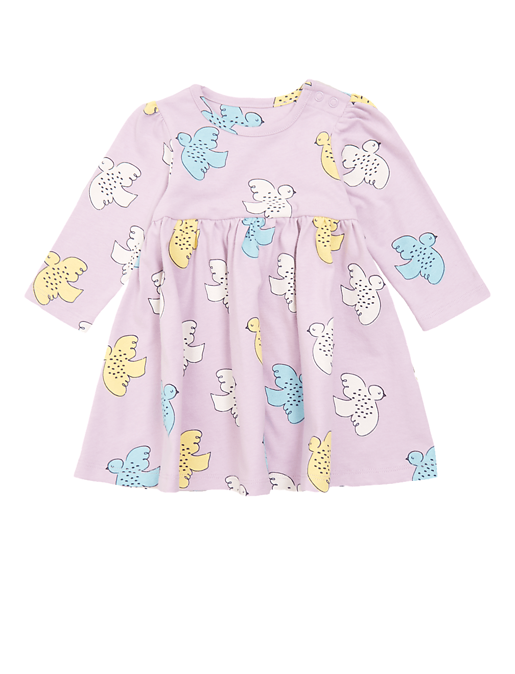 Pure Cotton Bird Print Dress