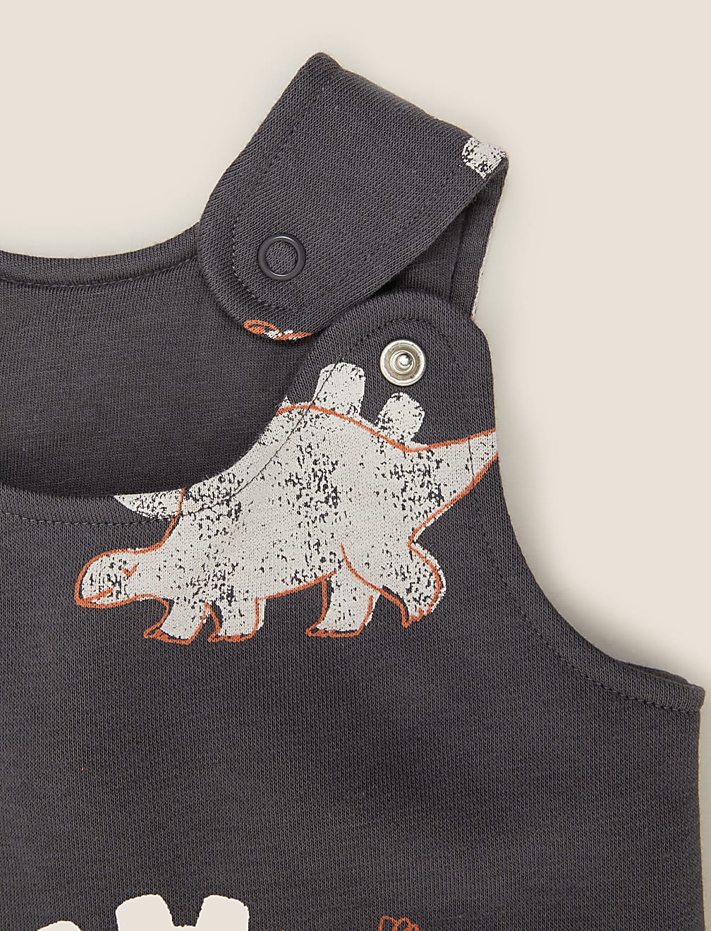 Cotton Dinosaur Romper