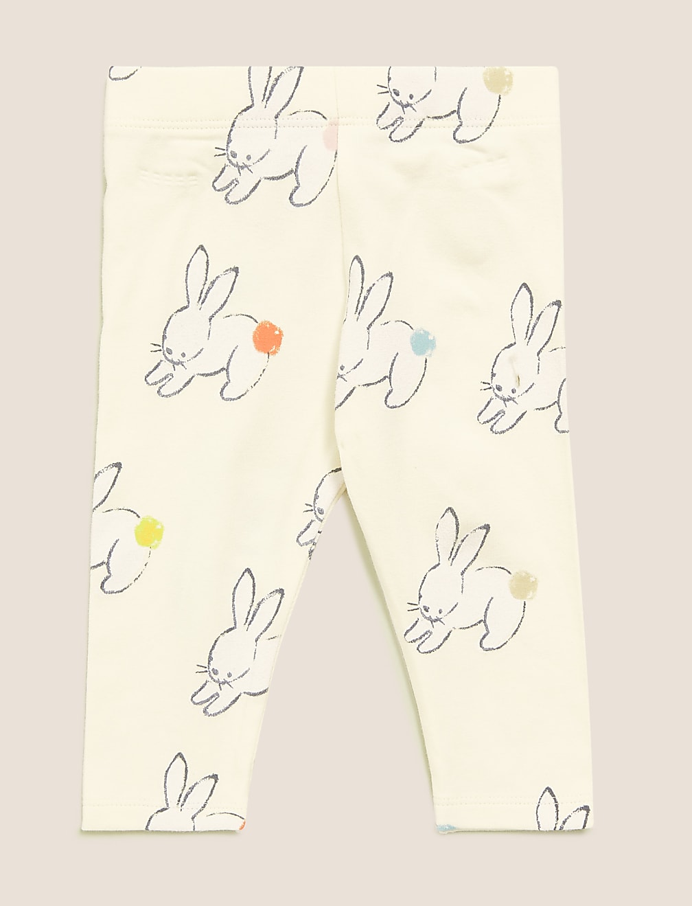 Organic Cotton Bunny Print Leggings
