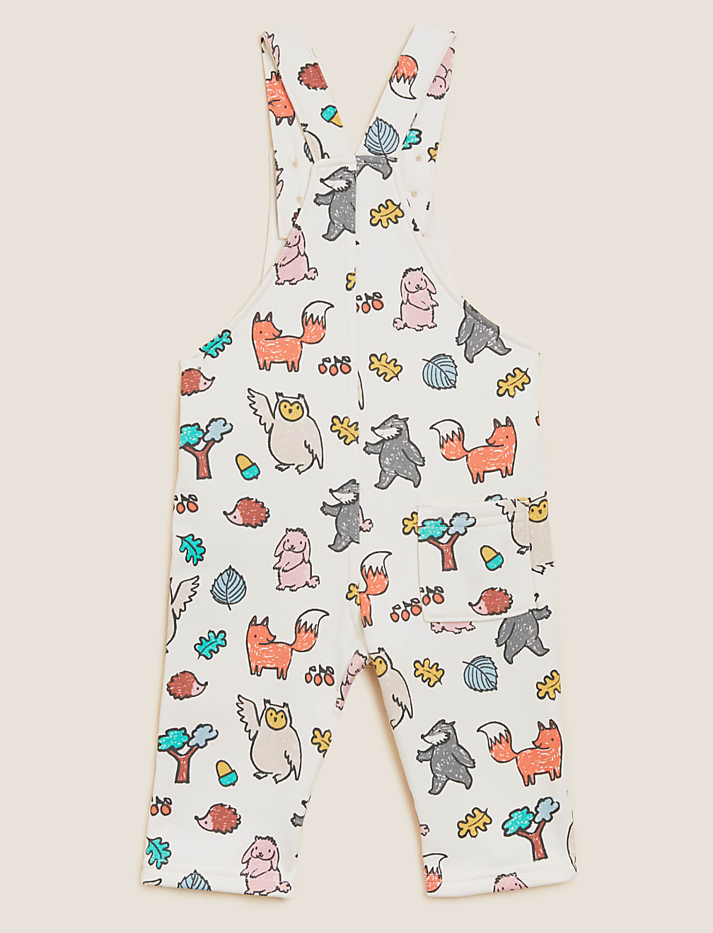 Cotton Rich Woodland Dungarees (0-3 Yrs)