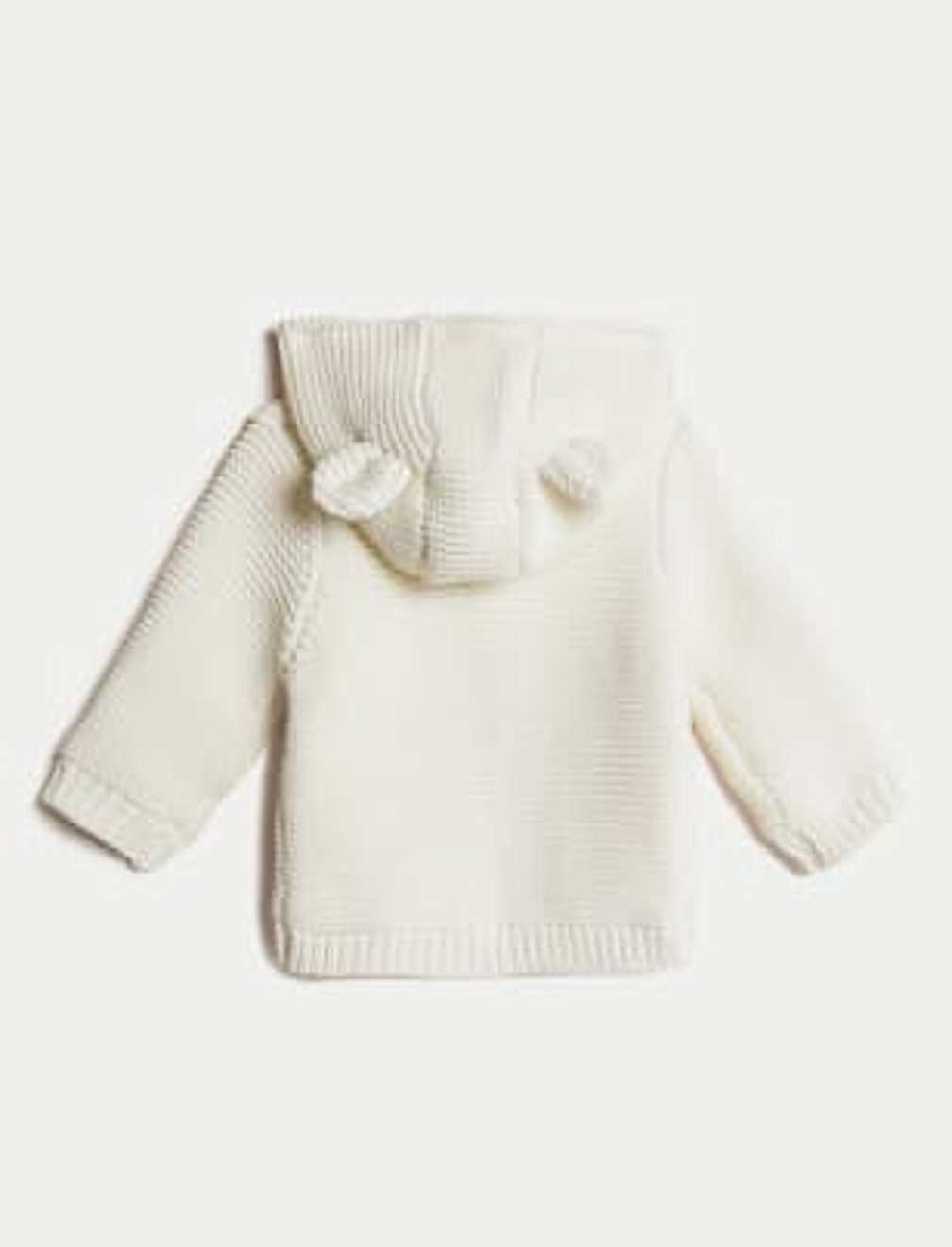 Pure Cotton Chunky Knitted Cardigan