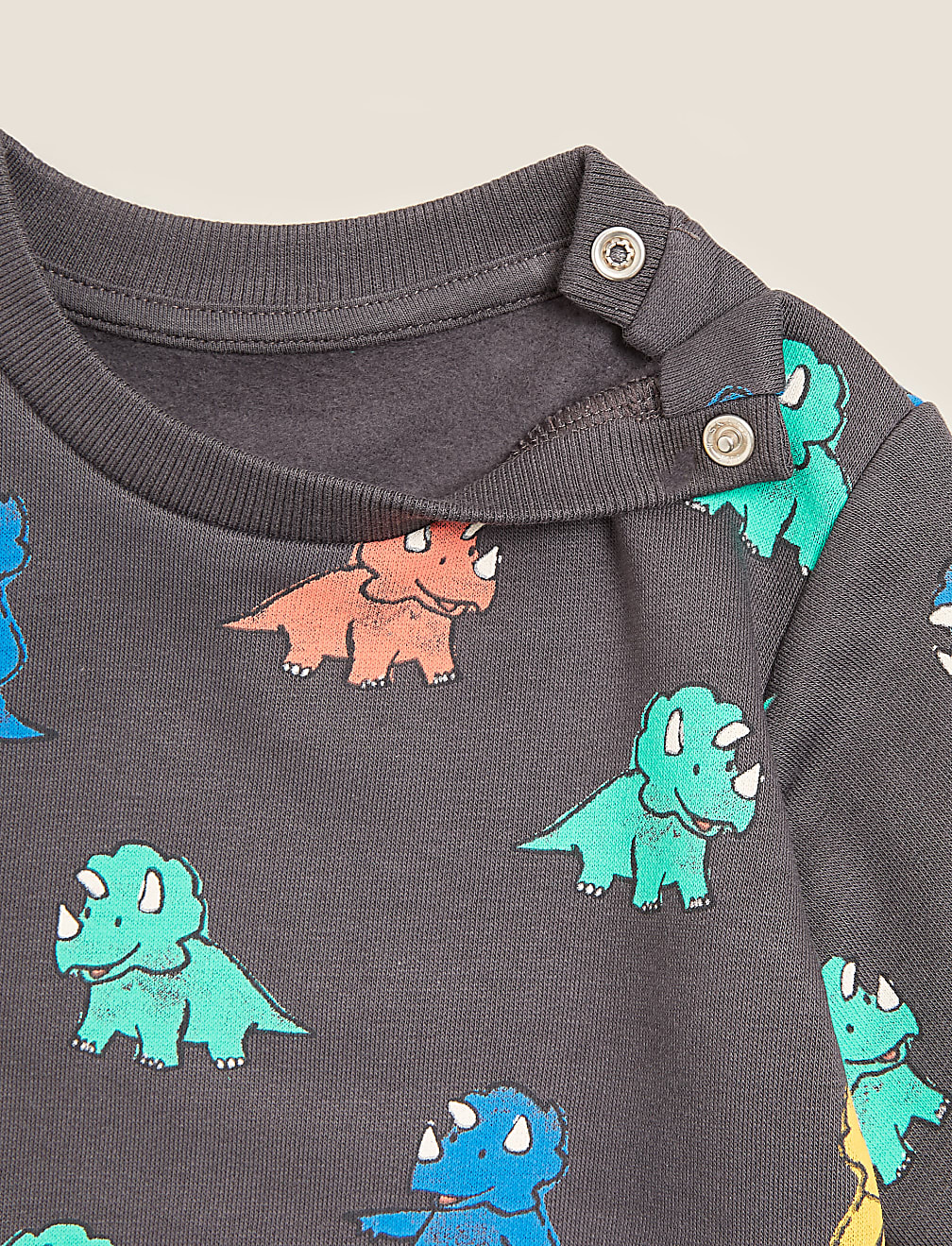 Cotton Rich Dinosaur Sweatshirt (0-3 Yrs)