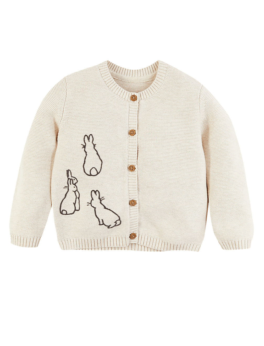 Pure Cotton Peter Rabbit™ Cardigan (7lbs-36 Mths)