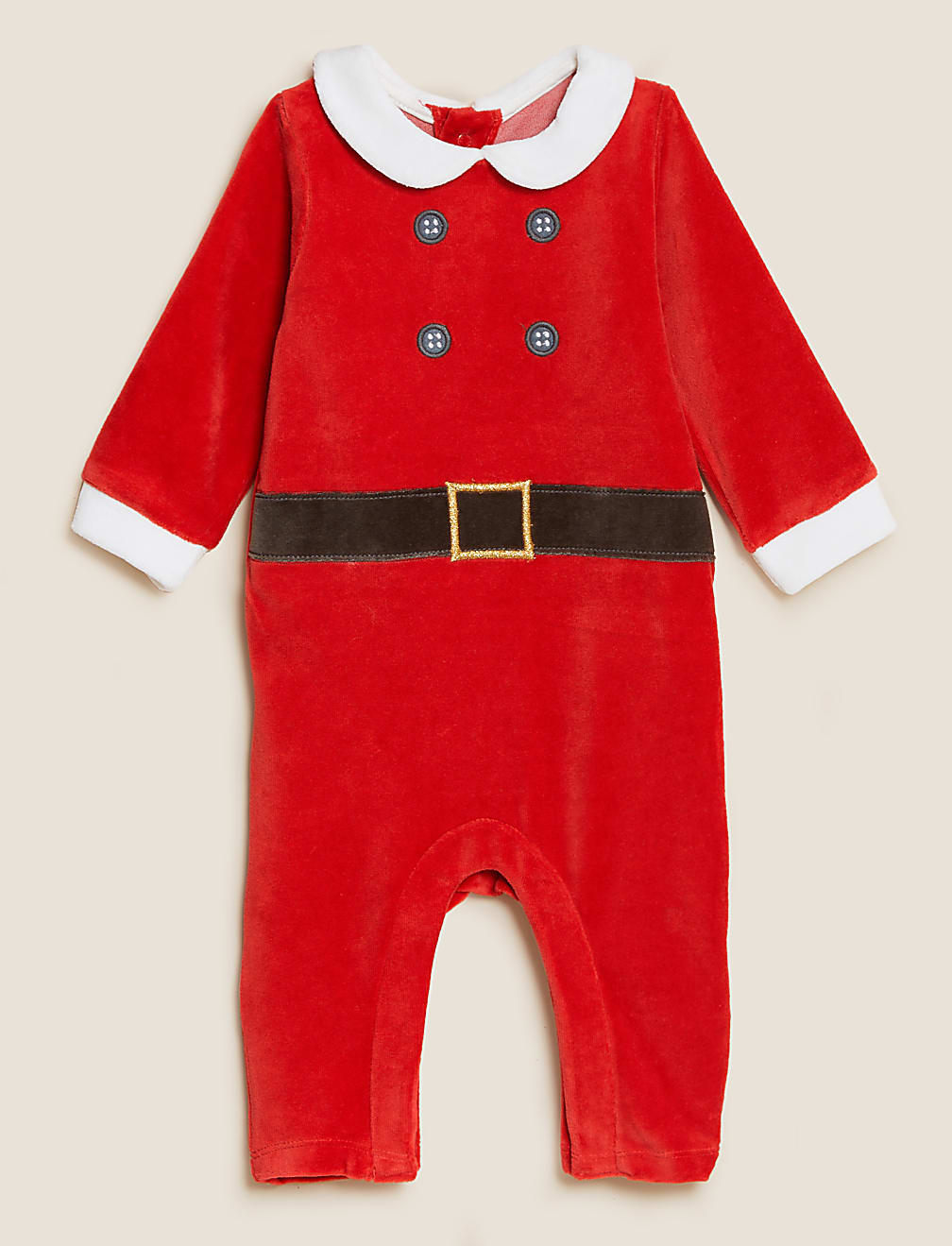 2pc Cotton Rich Santa Outfit (0-3 Yrs)