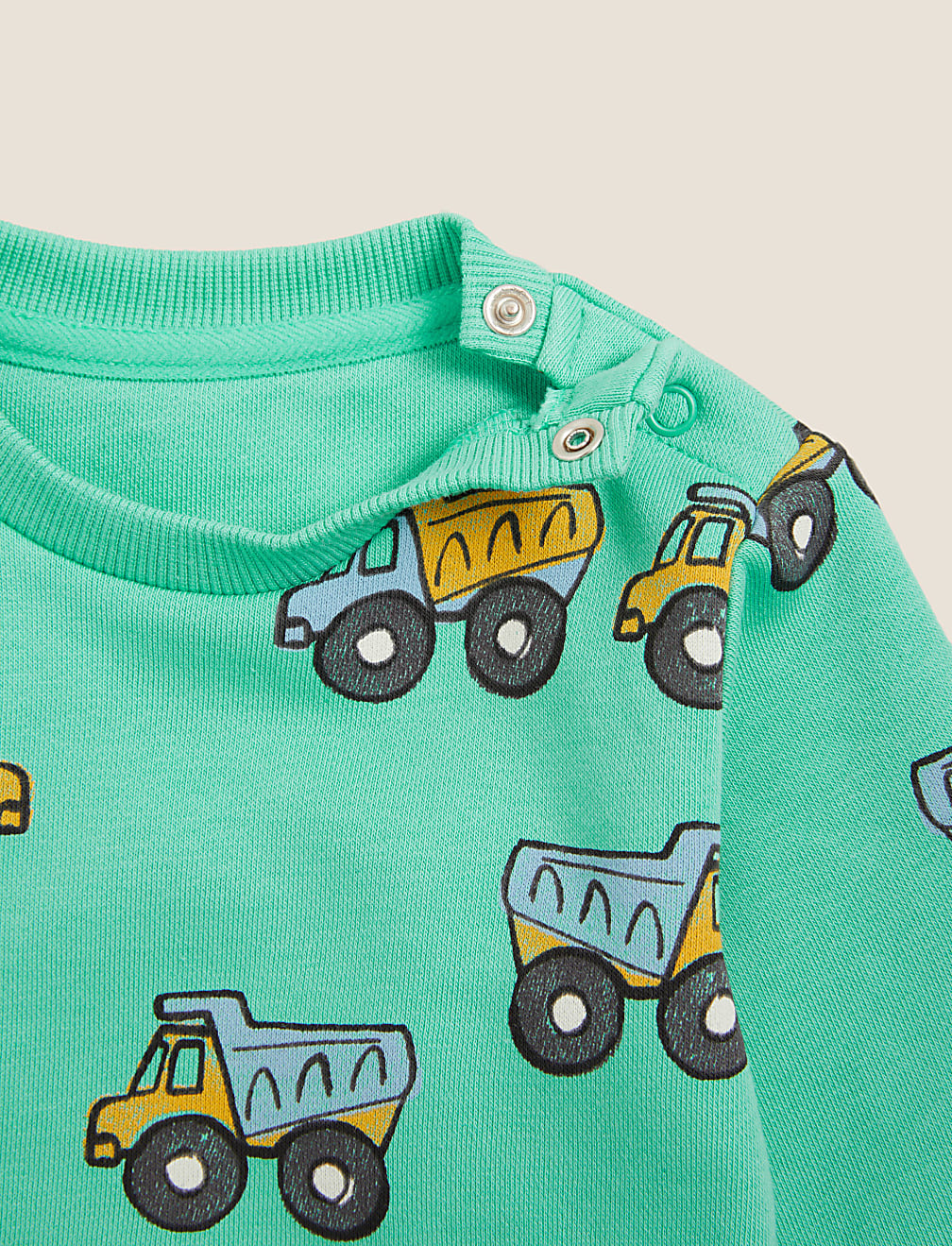 Cotton Rich Transport Print Sweatshirt (0-3 Yrs)