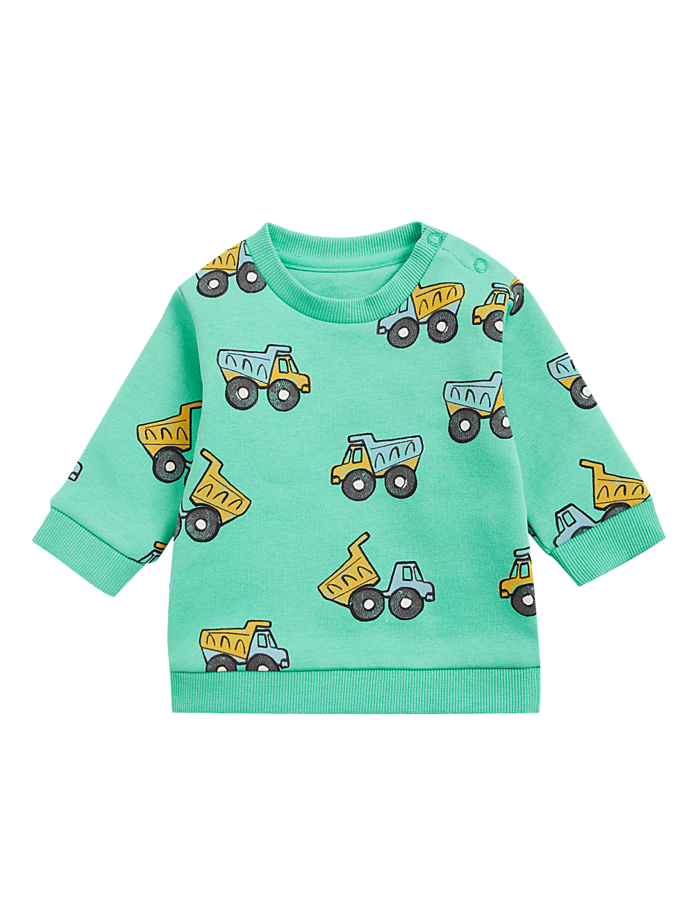 Cotton Rich Transport Print Sweatshirt (0-3 Yrs)