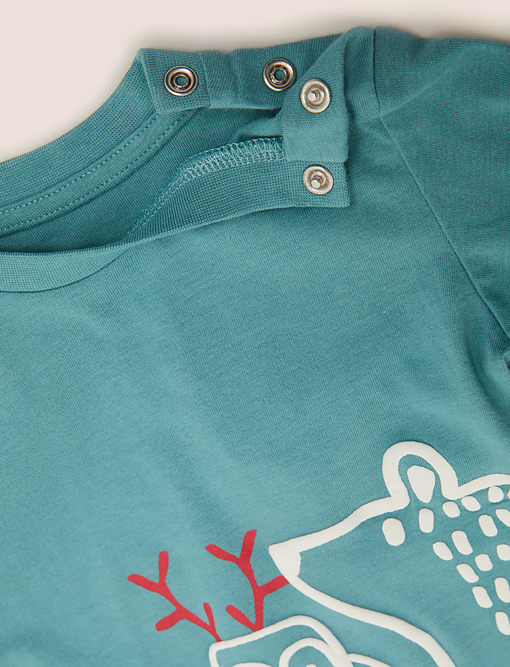 Pure Cotton Bear & Penguin Print Top (0-3 Yrs)