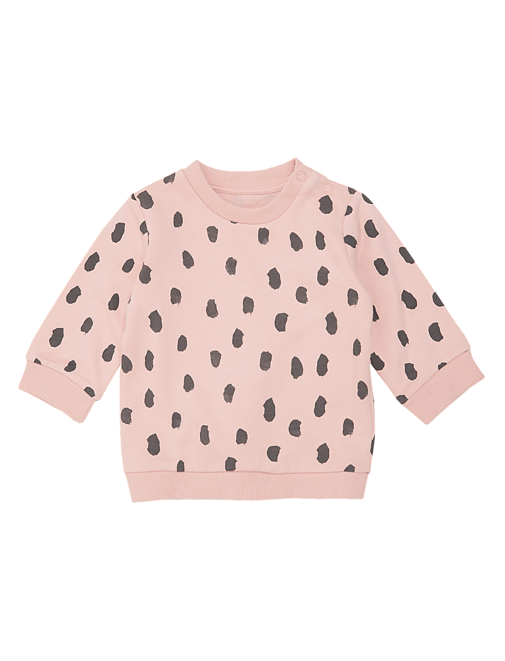Cotton Brushstroke Print Sweatshirt (0-3 Yrs)