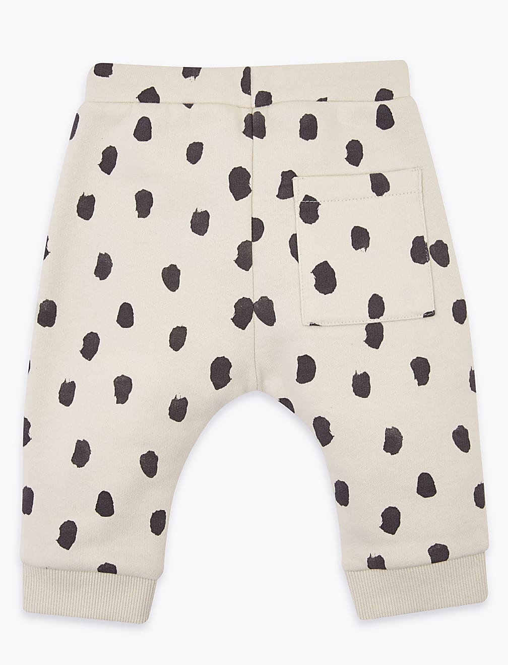 Cotton Rich Dash Print Joggers (0-3 Yrs)