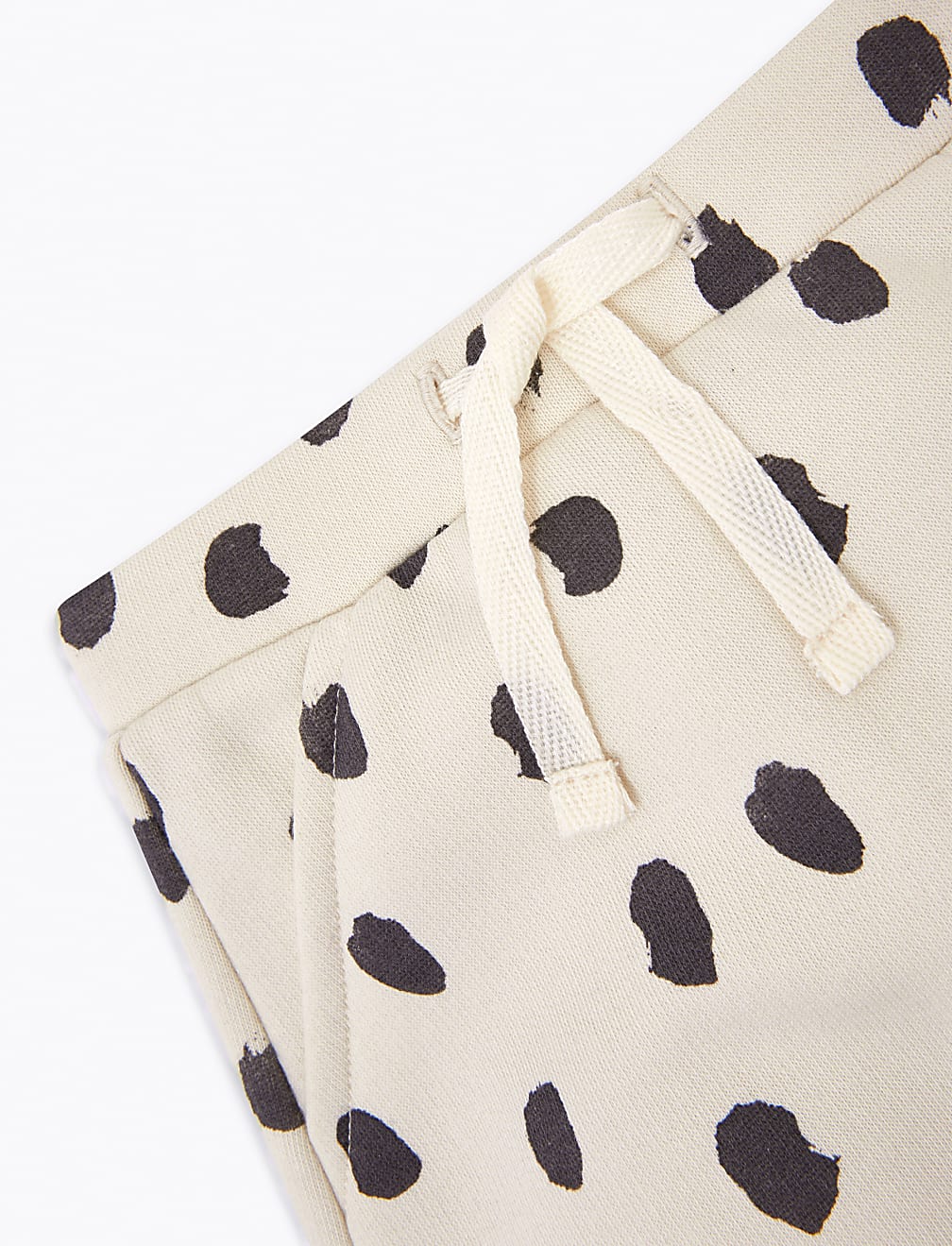 Cotton Rich Dash Print Joggers (0-3 Yrs)