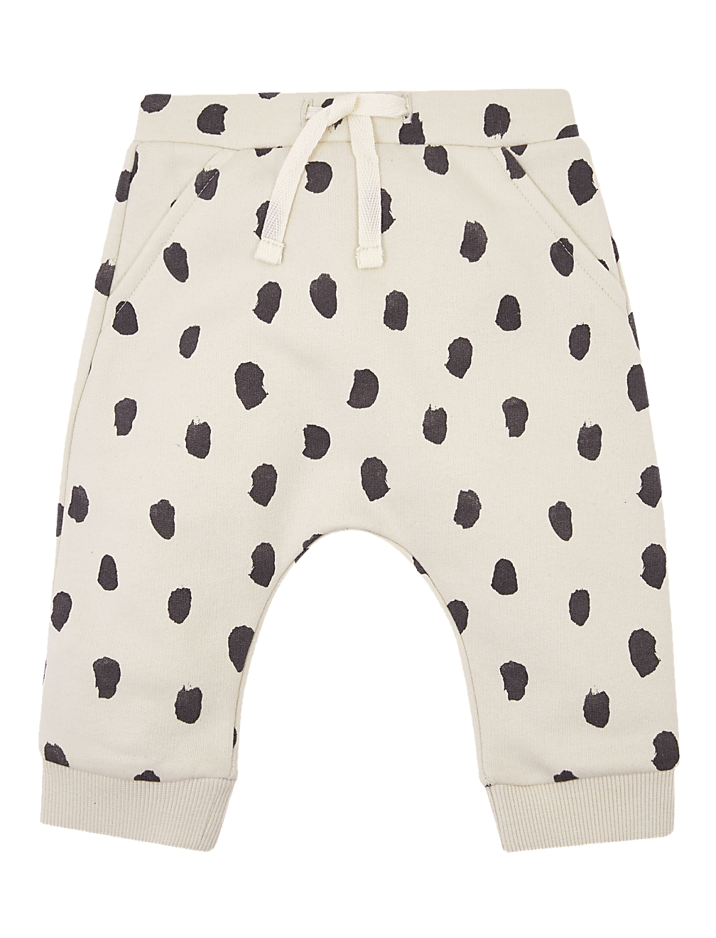 Cotton Rich Dash Print Joggers (0-3 Yrs)