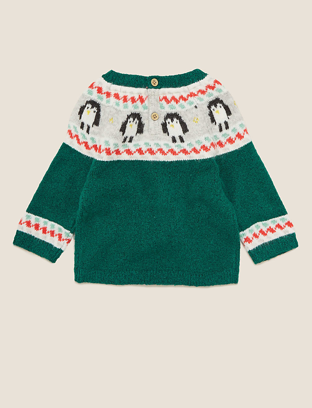 Penguin Fair Isle Jumper (0-3 Yrs)