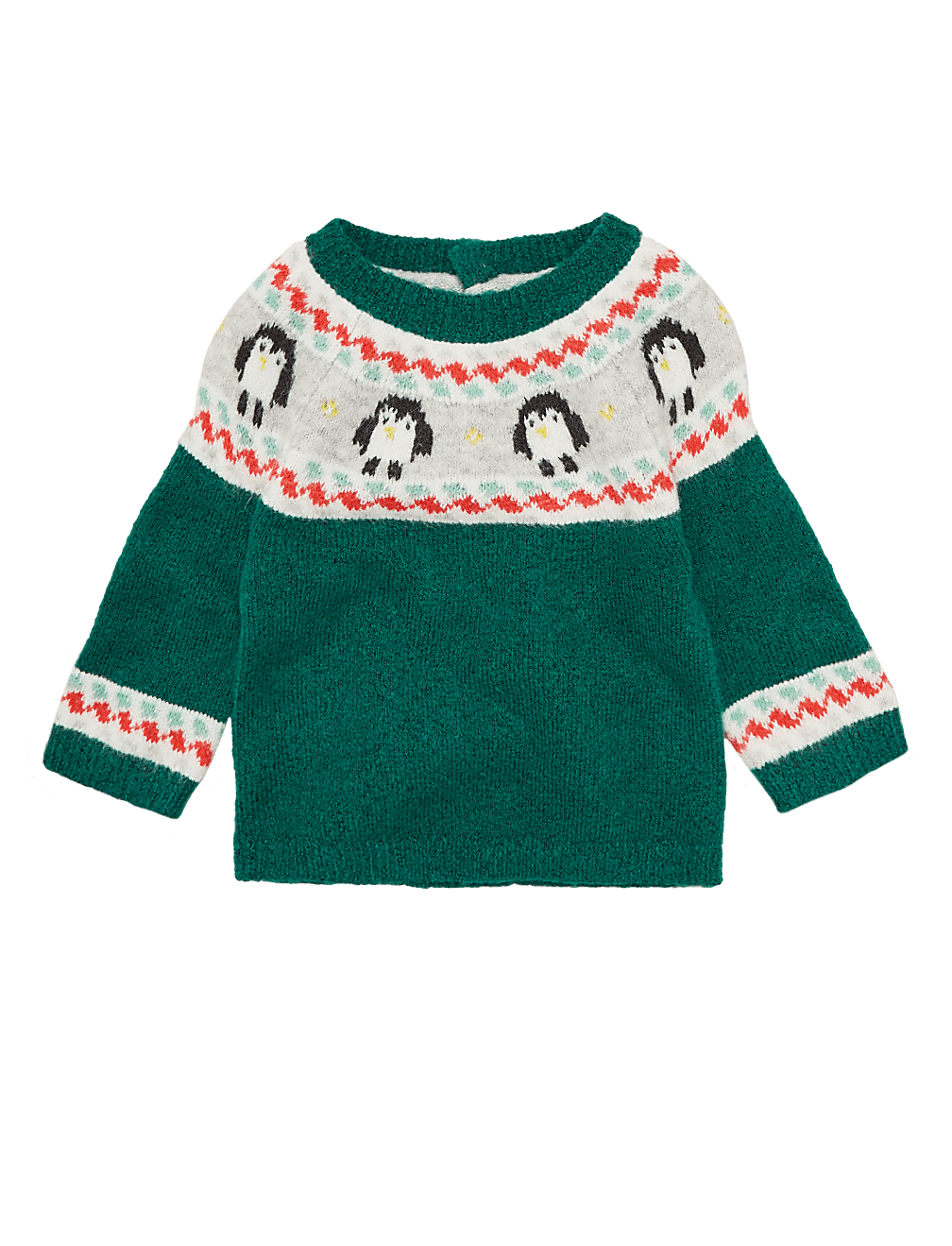 Penguin Fair Isle Jumper (0-3 Yrs)