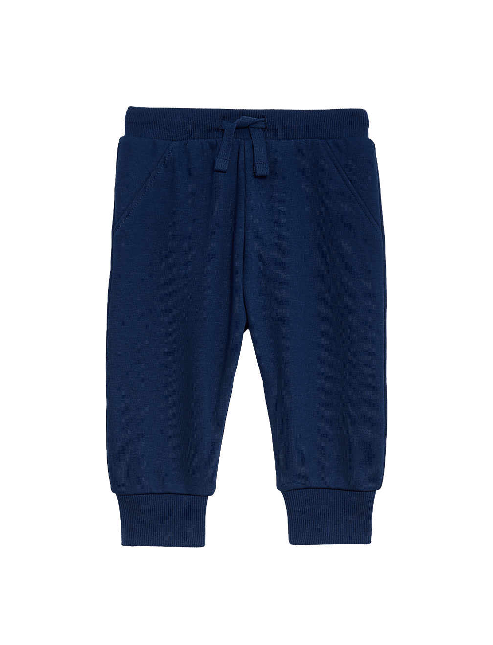 Cotton Rich Plain Joggers (0-3 Yrs)