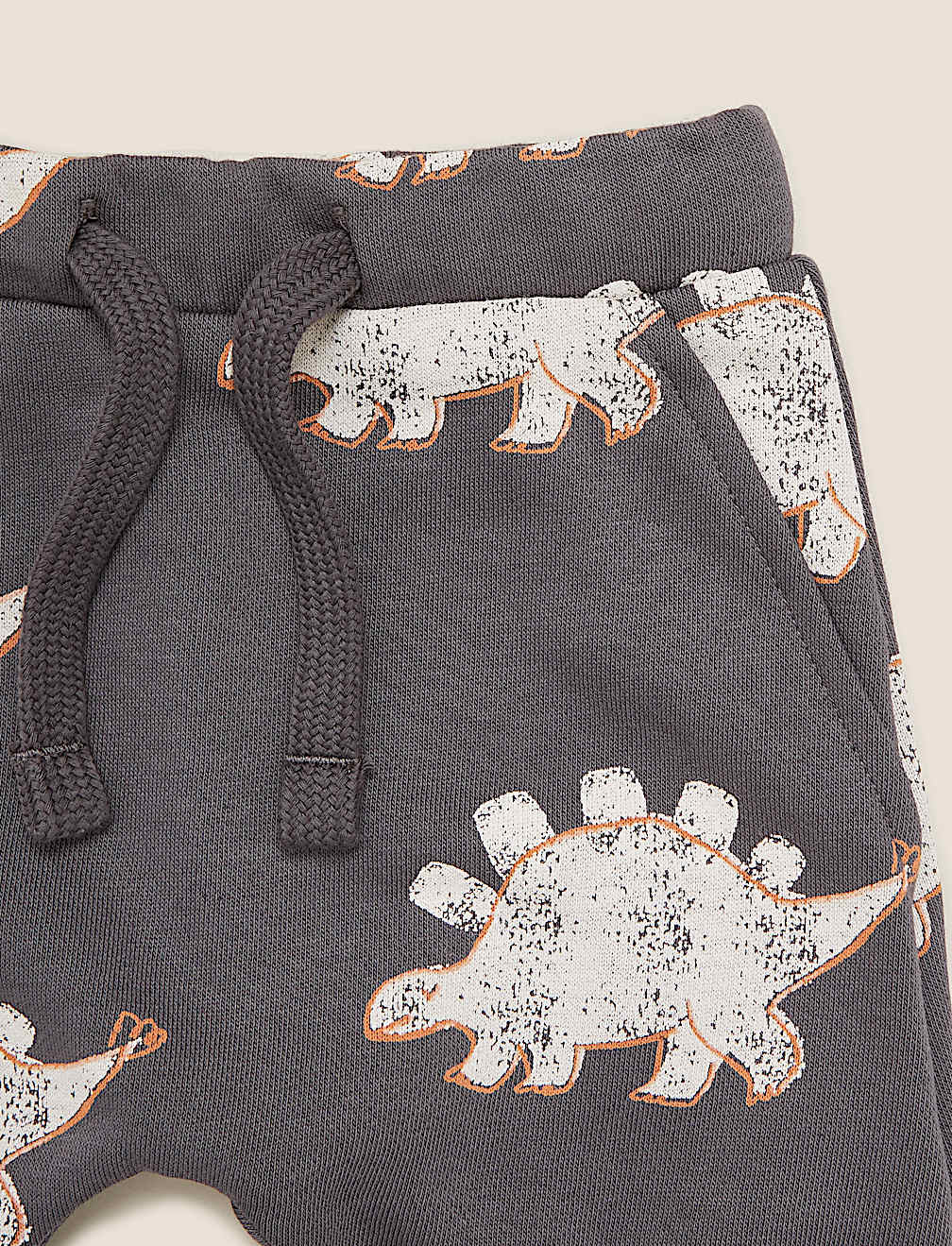 Cotton Dinosaur Joggers (0-3 Yrs)
