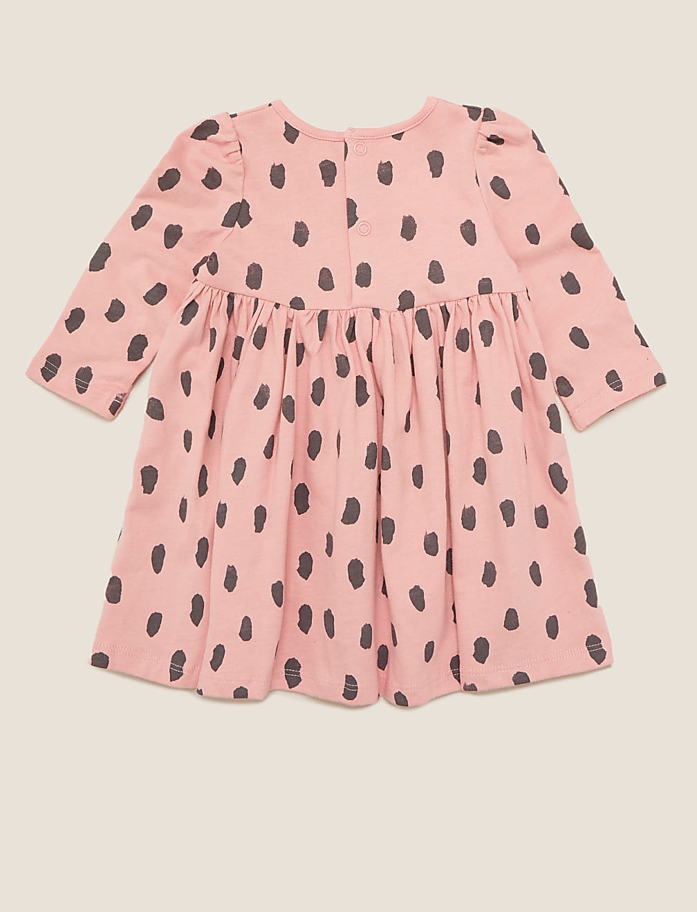 Pure Cotton Brushstroke Dress (0-3 Yrs)