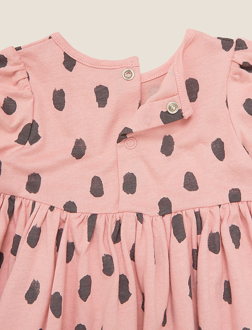 Pure Cotton Brushstroke Dress (0-3 Yrs)