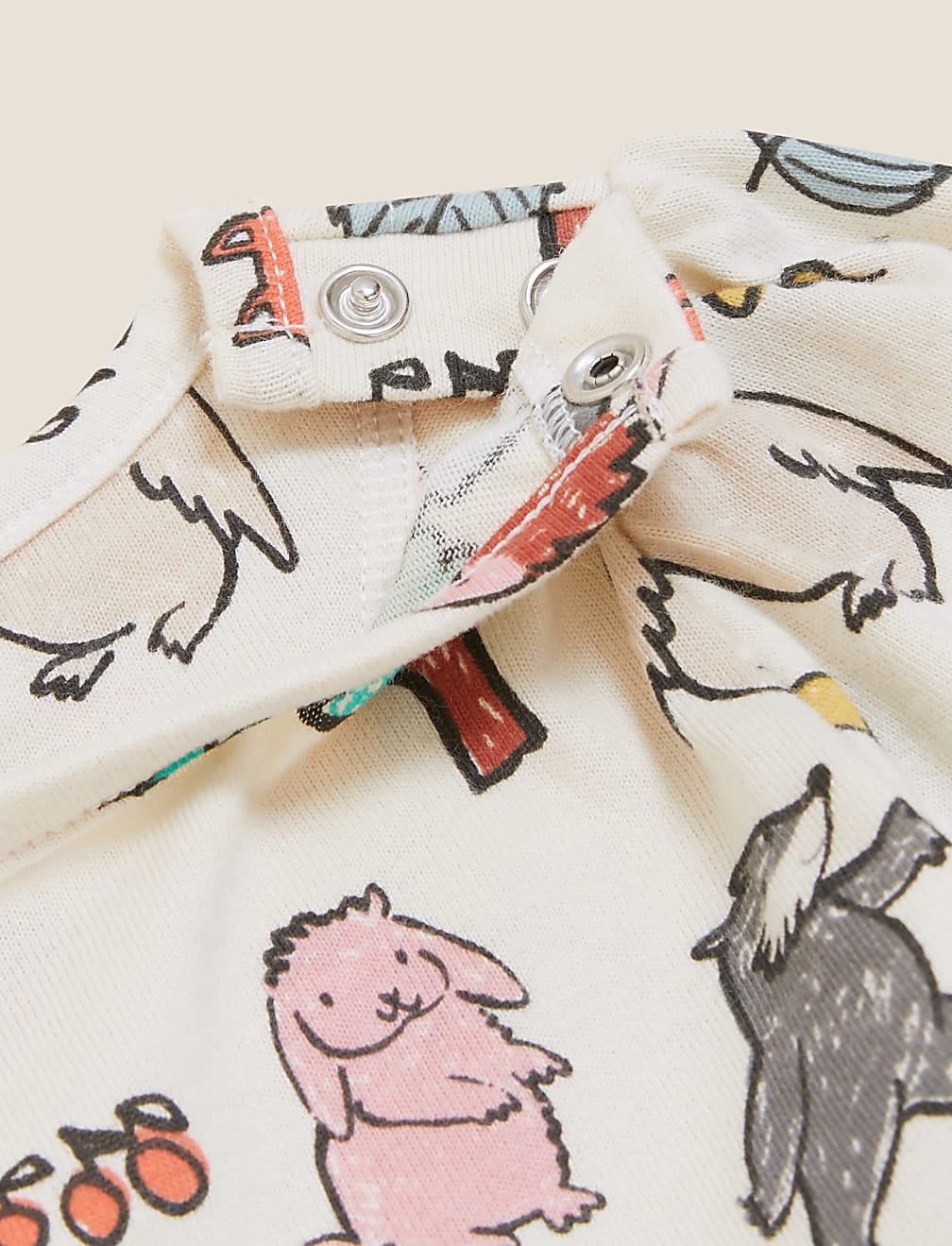 Pure Cotton Woodland Print Dress (0-3 Yrs)