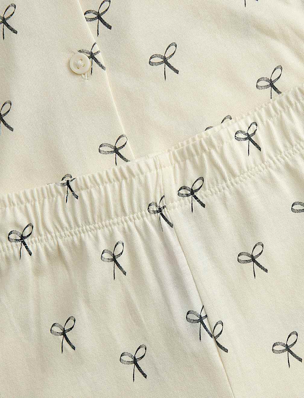 Modal Blend Bow Print Pyjamas (12 Mths-8 Yrs)