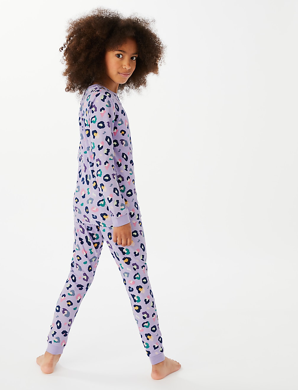 Cotton Rich Leopard Print Pyjamas