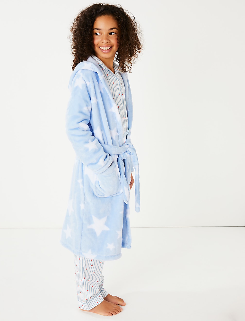 Star Print Dressing Gown (1-16 Yrs)
