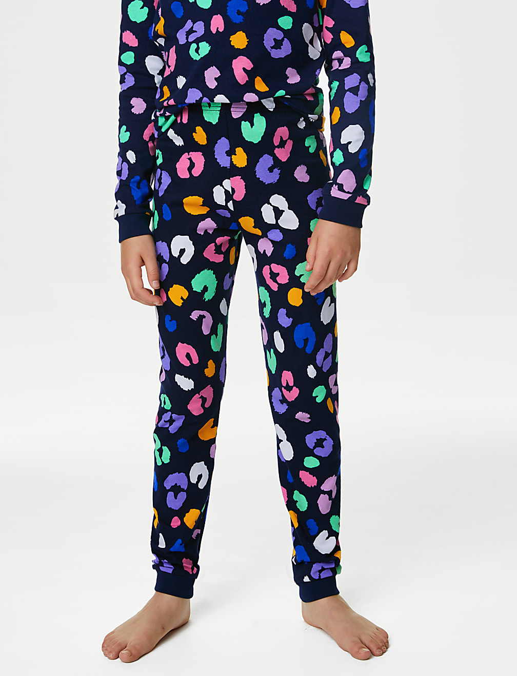 Cotton Rich Leopard Print Pyjamas (7-14 Yrs)